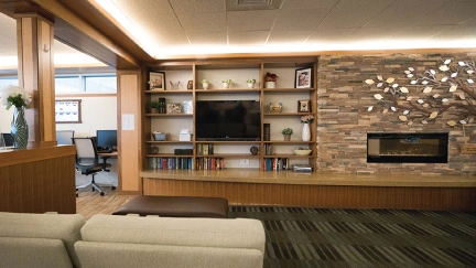 Ronald McDonald family room for rest and comfort while in a hospital